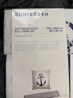 Nová obojstranná posteľná bielizeň – Schiesser - 6