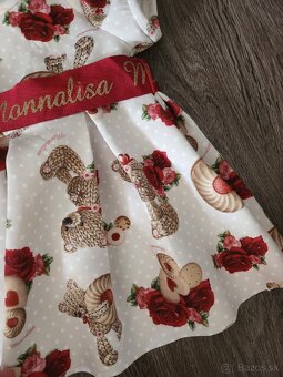 Luxusne šaty Monnalisa 6mes. - 6