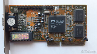 Starsie graficke karty AGP - Maxtor G200, S3 Trio - 6