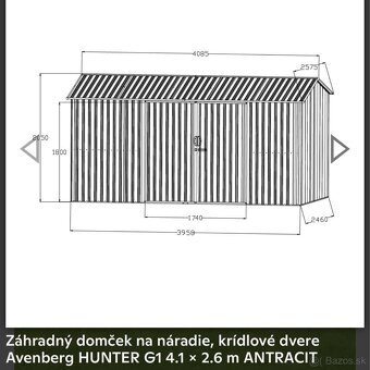 Zahradny domcek, buda na naradie, sklad poskodeny - 6