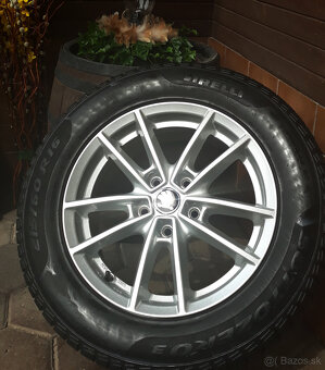 alu R16 5x112, zimné pneu 215/60, SuperB, Yeti, VW Passat - 6