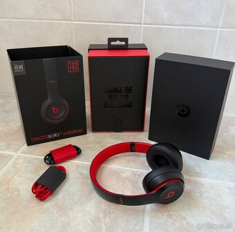 Slúchadlá Beats Solo3 Wireless - vyvzdorované čierno/červené - 6
