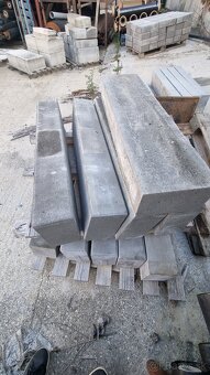 Zámková dlažba,obrubíky. - 6