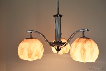 Starožitný luster v štýle art deco. - 6
