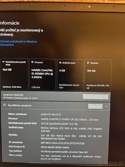 HP PAVILION GAMING LAPTOP 16-a0xxx - 6