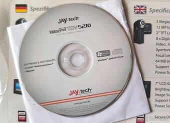 Predám digitálny fotorámik Jaytech s kamerou Aipyek - 6