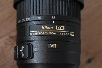 Nikkor 55 - 300 AF VR - zoom objektiv pre nikon - ako novy - 6