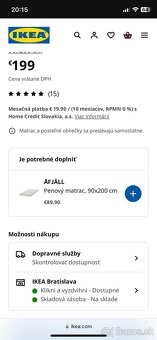Dvojposchodová postel IKEA - 6