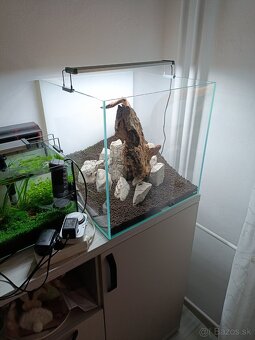 Akvarium optiwhite blau cube 45x45x45cm - 6