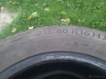 Predám 2ks zimné pneumatiky BARUM 215/60 R16 - 6