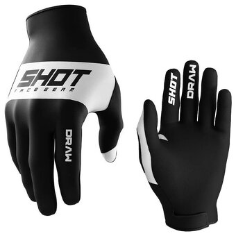 SHOT set nohavice dres čierno šedý - 6