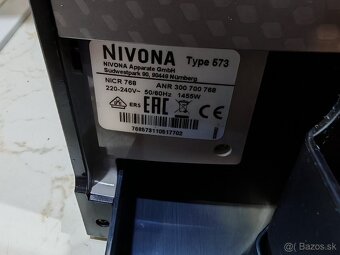 Espresso kávovar Nivona NICR768 - 6