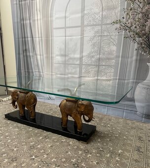 Konferenčný stolík so sklom - 6