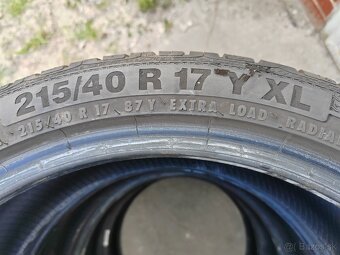 Letné pneumatiky 215/40 R17 - 6
