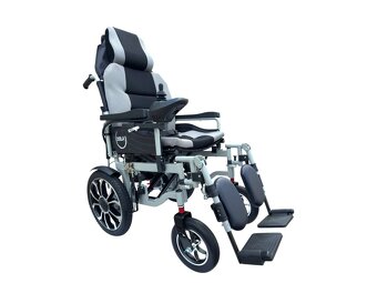 elektrický invalidný vozík XL 52 cm do170kg novy 10km/h - 6