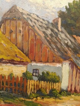 Obraz A. Zelba, Užhorod 1930, olejomalba 46x61 - 6