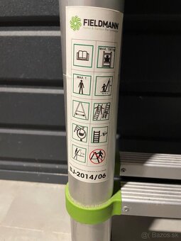 Fieldmann TELESKOPICKÝ REBRÍK 3,2 M / DVOJITÝ REBRÍK 1,6 M - 6