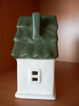 Keramický Led domček 16,5x12x8 cm - 6