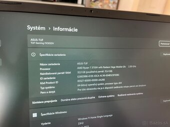 ASUS TUF herný notebook - 6