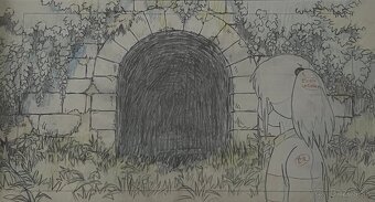 Originálny layout z dielne Studio Ghibli - 6