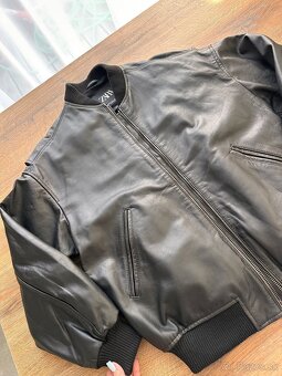 Dámska kožená bomber bunda Zara - 6