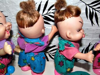 Retro sběratelské malé panenky šklebíci parta 7 rošťáků - 6