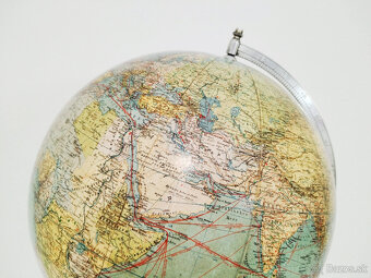 starožitný glóbus Columbus - 6
