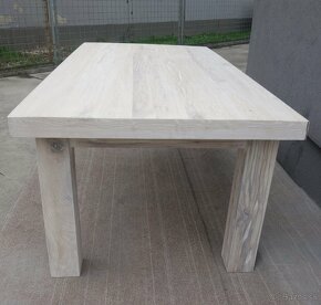 Stôl jedálenský – 75 x 200 x 101 cm ( v + d + š ) . - 6