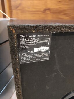 Zostava Technics, reciver, equalizér, deck, dvd/cd + repro - 6