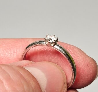 14k zlatý prsteň 0,20ct 💥💥💥 - 6