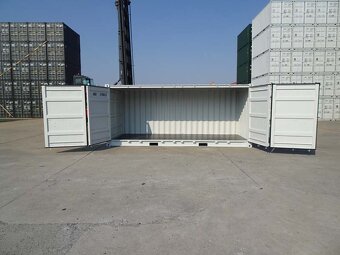 Predám lodný kontajner 20'SD/Side Door RAL7035 - 6