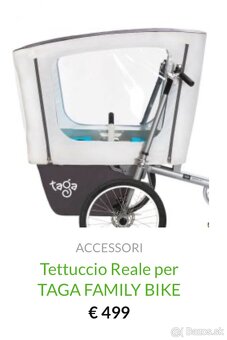 Predam rodinny cargo bike Taga na 3 deti - 6