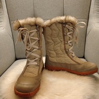 Béžové trendy snehule Quechua c. 36 - 6