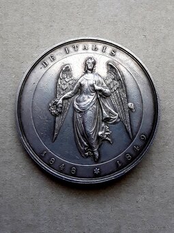 Strieborná medaila maršál Radetzky, vzácna - 6