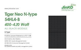 Fotovoltický panel JINKO SOLAR ALL-BLACK 420Wp - 6