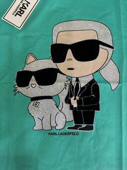 Karl Lagerfeld tričko ružové - 6