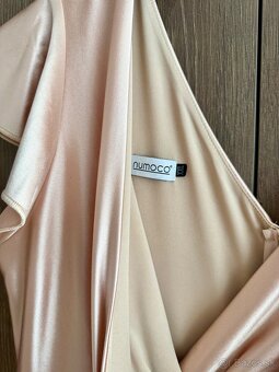 dámske spoločenské zlaté šaty veľ.42 -XXL - 6