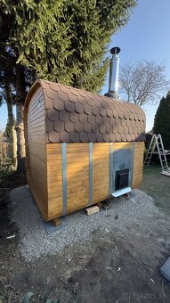ZÁHRADNÁ SUDOVÁ SAUNA QUADRO 240 сm 2QL - 6
