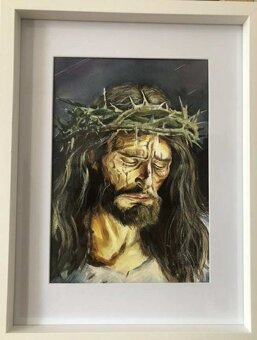 NOVÉ prekrásne náboženské AKVARELOVÉ maľby - 6