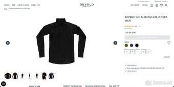 Rolák Devold Expedition Merino 235 Zip Neck Man - 6
