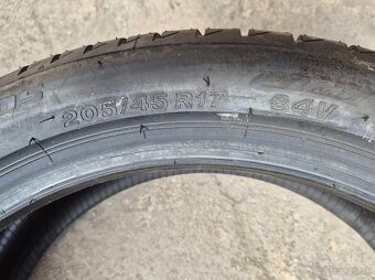 205/45r17 letné 4 ks BRIDGESTONE - nejazdené - 6