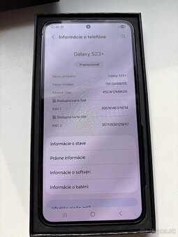Predám Samsung Galaxy S23+ 512GB - 6
