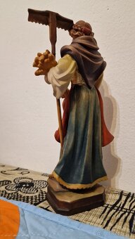 Socha, soška svätá Notburga, drevorezba - 6