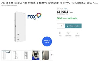 fotovoltický menič s batériou: All-in-one FoxESS AIO - 6