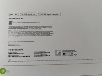 💻 Apple MacBook Air 15" (2025) – M4 | 16GB RAM | 256GB SSD - 6