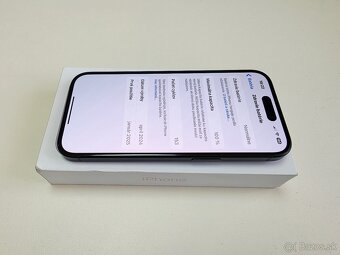 APPLE IPHONE 15 128GB BLACK,ZDRAVIE BATERKY 100% - 6