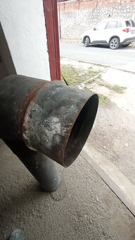 Koleno na komín + predlžovák 17,5 cm a 18 cm
- 6