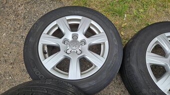 Prodám originální alu kola Audi 16" + pneu Hanko - 6