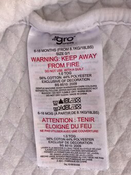 Spací vak Grobag 1.0 Tog 6-18mes. - 6