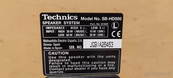 Predám mini systém Technics SC-HD505 - 6